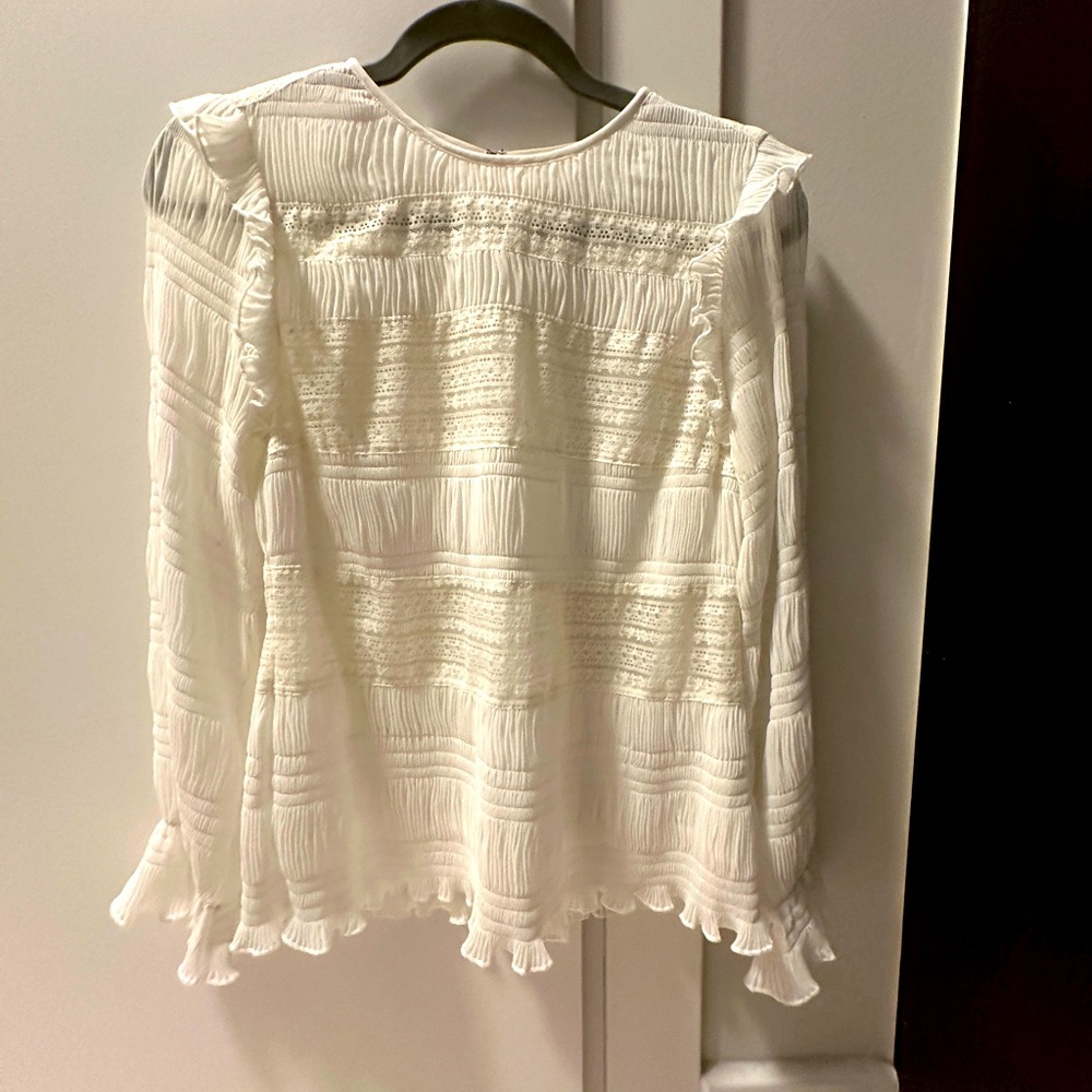 Velvet by Graham and Spencer White Blouse XS